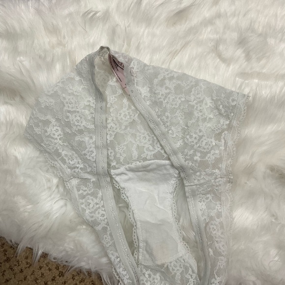 Sexy Little Things Victoria's Secret Black and White Polka Dot Set - Picture 7 of 13